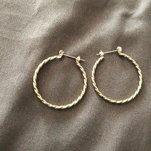 Gold Hoop Earrings